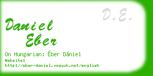daniel eber business card